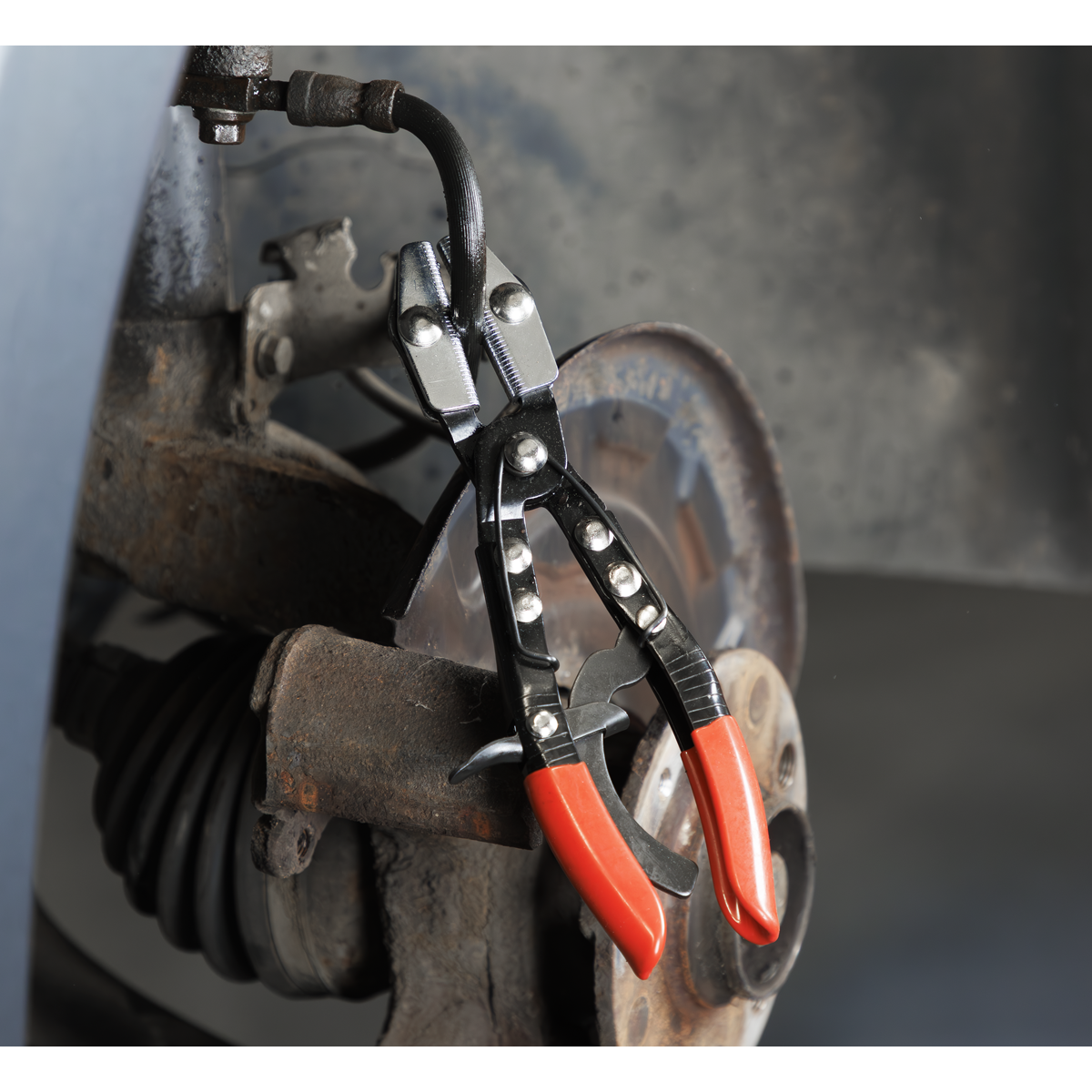 Sealey VS0034 Ratchet Hose Clamp Pliers 210mm