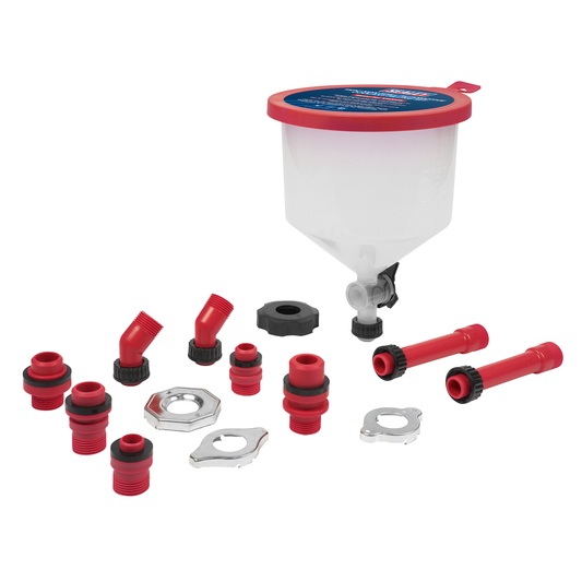 Sealey VS0045 Non-Spill Automotive Coolant Filling Set 15pc