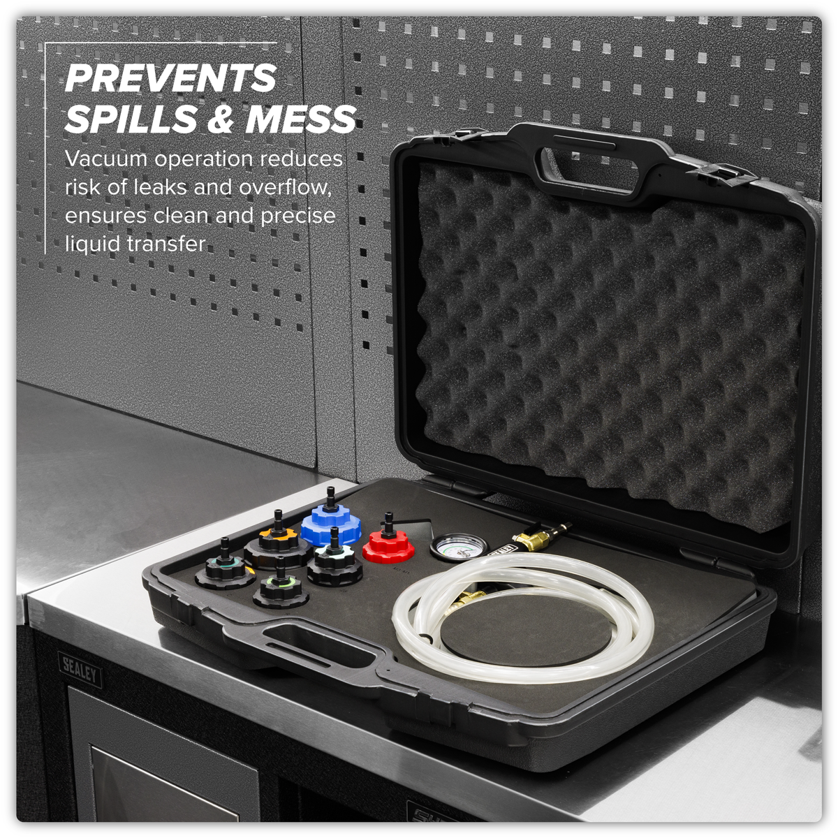 Sealey VS0047 EV/Hybrid Cooling System Vacuum Purge & Refill Kit
