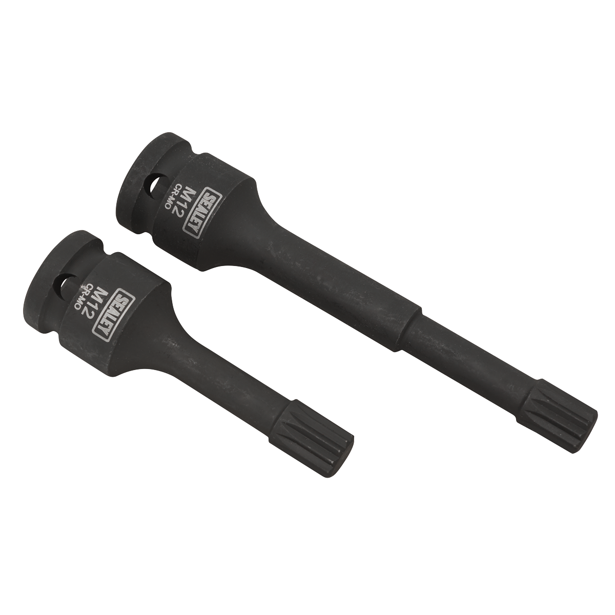 Sealey VS0100 M12 Wheel Bearing Hub Spline Socket Bits for VAG 2pc