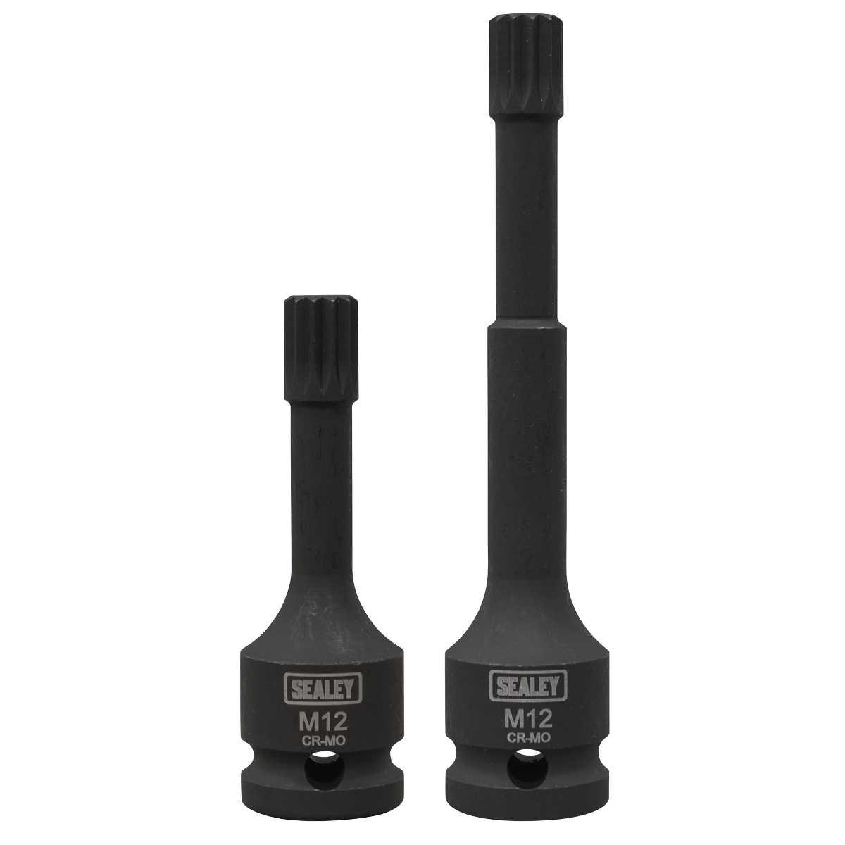 Sealey VS0100 M12 Wheel Bearing Hub Spline Socket Bits for VAG 2pc