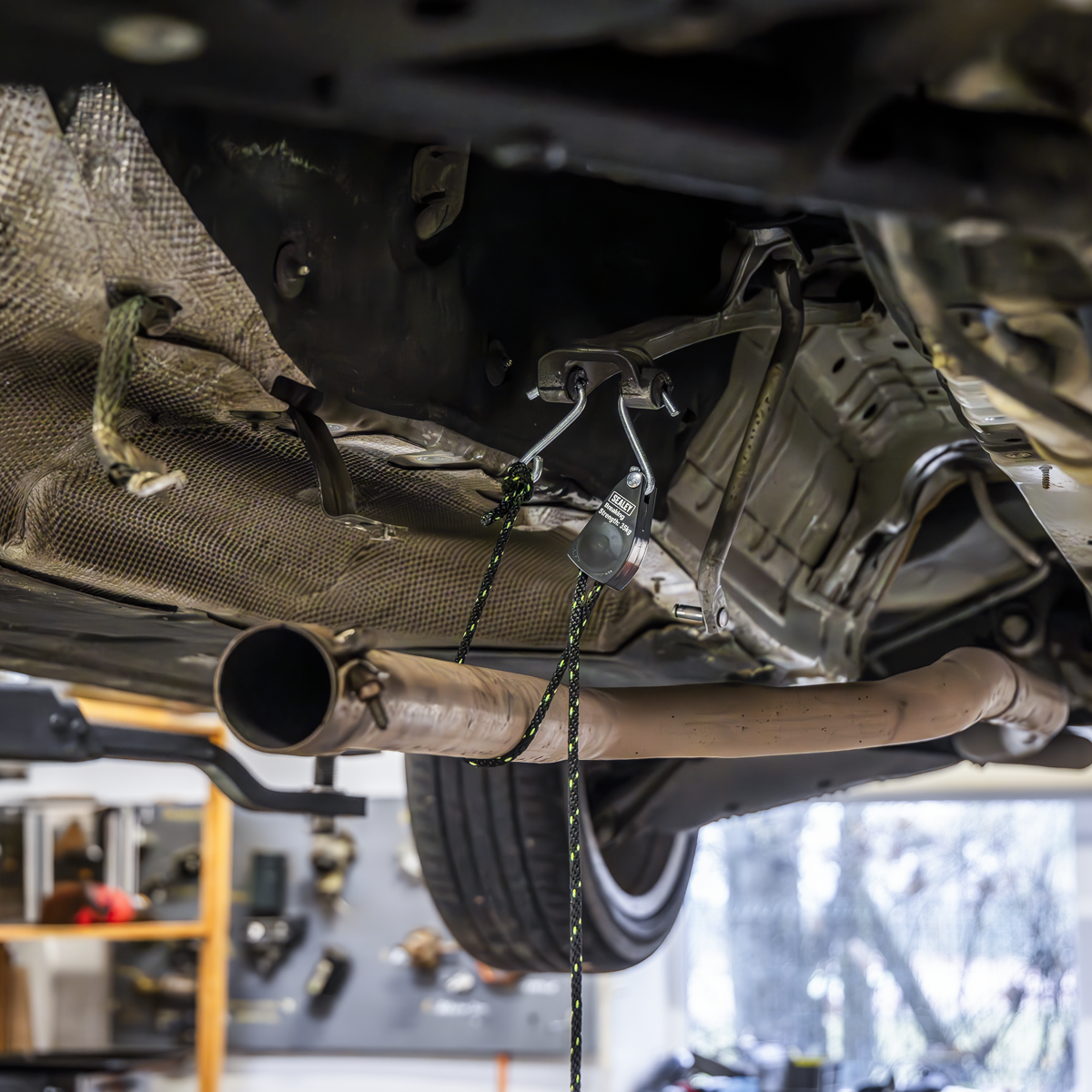 Sealey VS0118 Ratchet Parts Hanger/Tie Down with S-Shaped Hooks 2m - Pack of 2