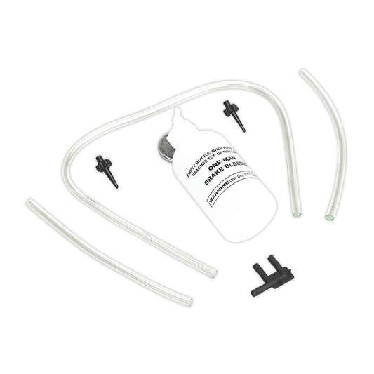 Sealey VS0201 Brake Bleeder Set with Container