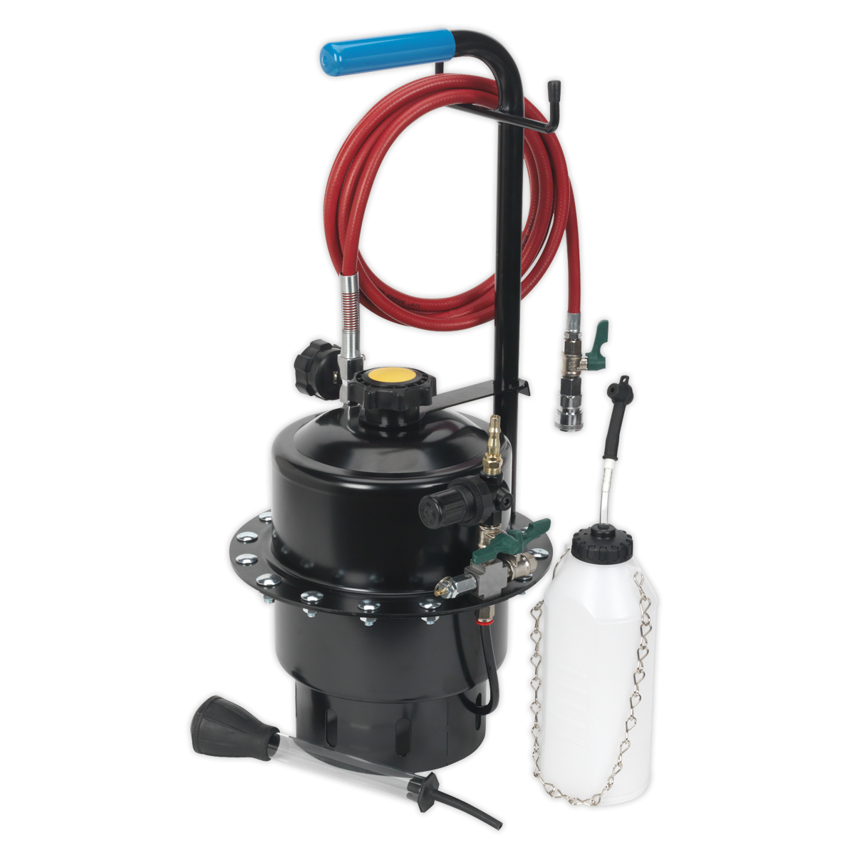 Sealey VS0204A Pneumatic Brake & Clutch Pressure Bleeder Kit 5L