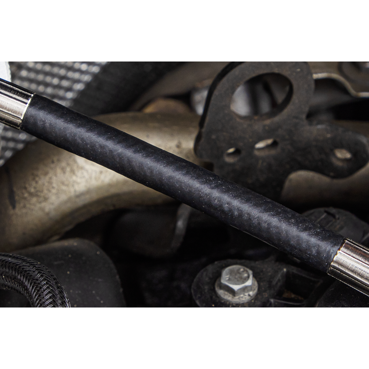 Sealey VS0204C4 Brake Pressure Bleeder Cap 45mm & Connector With Hose 90°