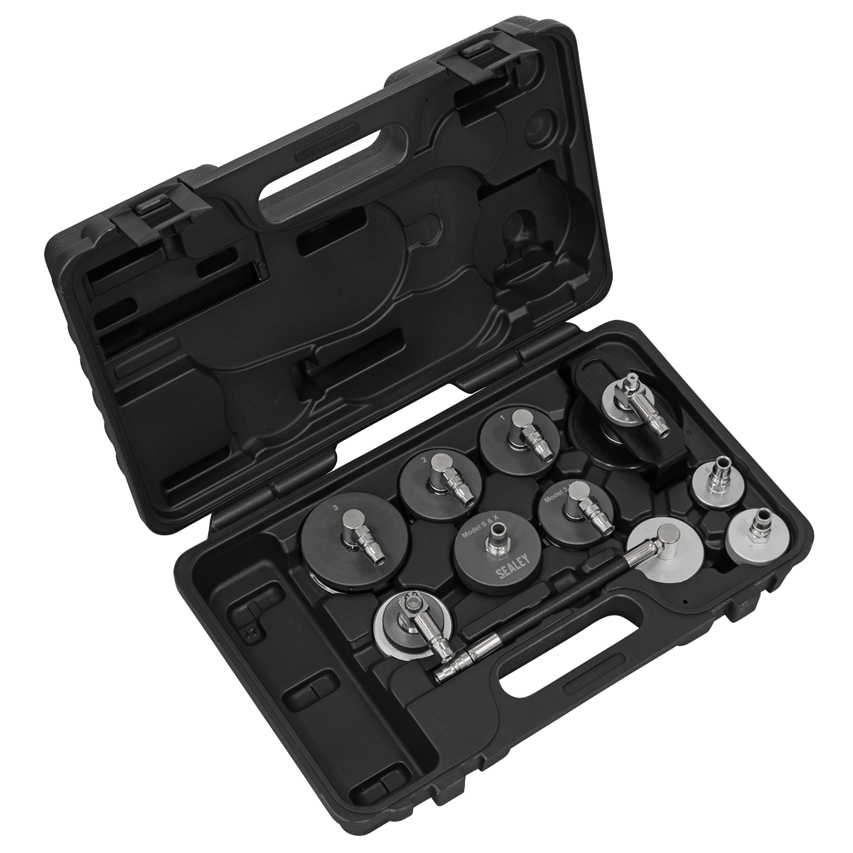 Sealey VS0204D Brake & Clutch Pressure Bleeder Cap Set 10pc