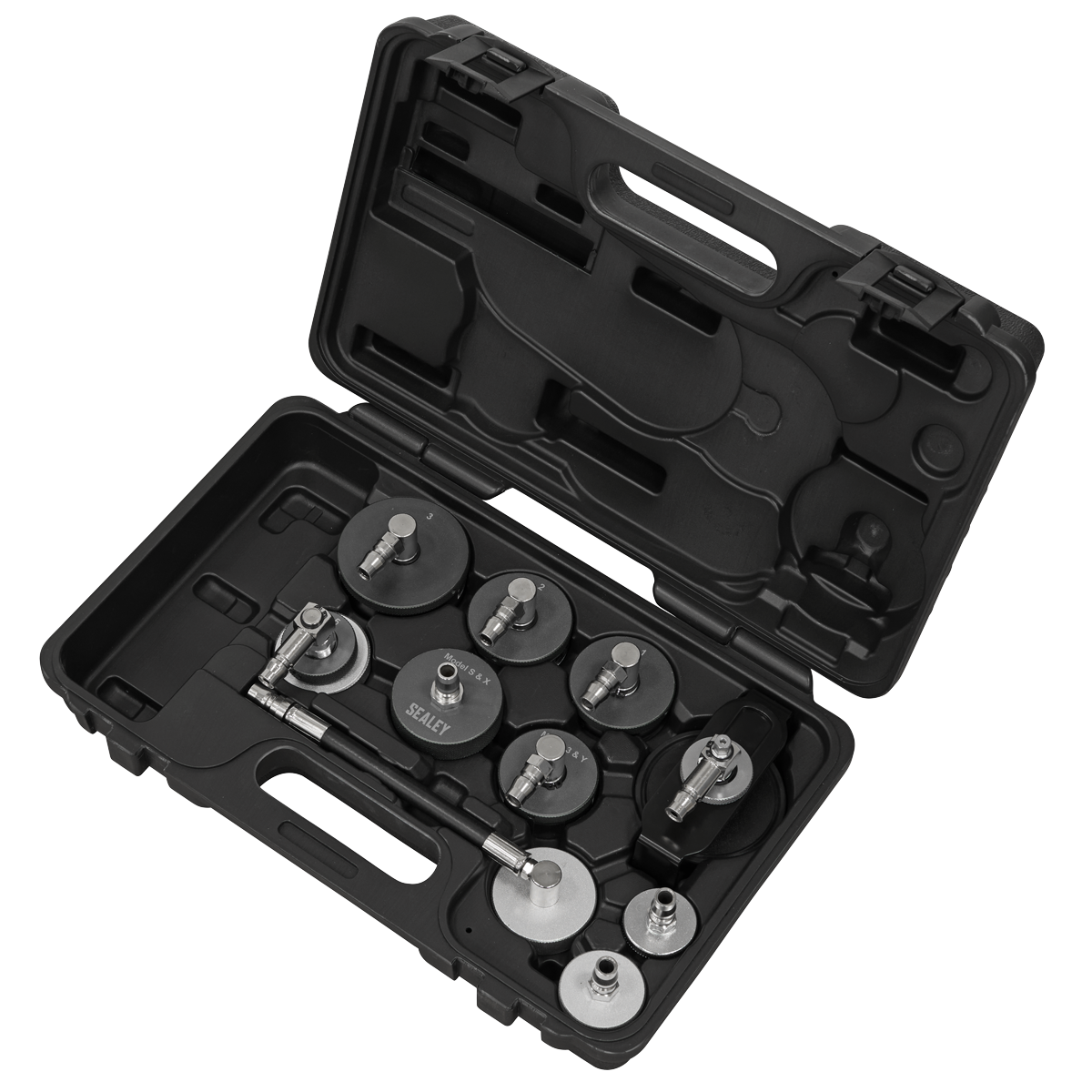 Sealey VS0204D Brake & Clutch Pressure Bleeder Cap Set 10pc