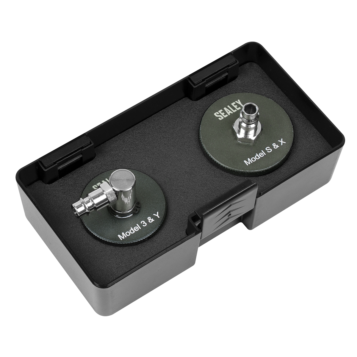 Sealey VS0204T Brake Pressure Bleeder Cap Set for Tesla