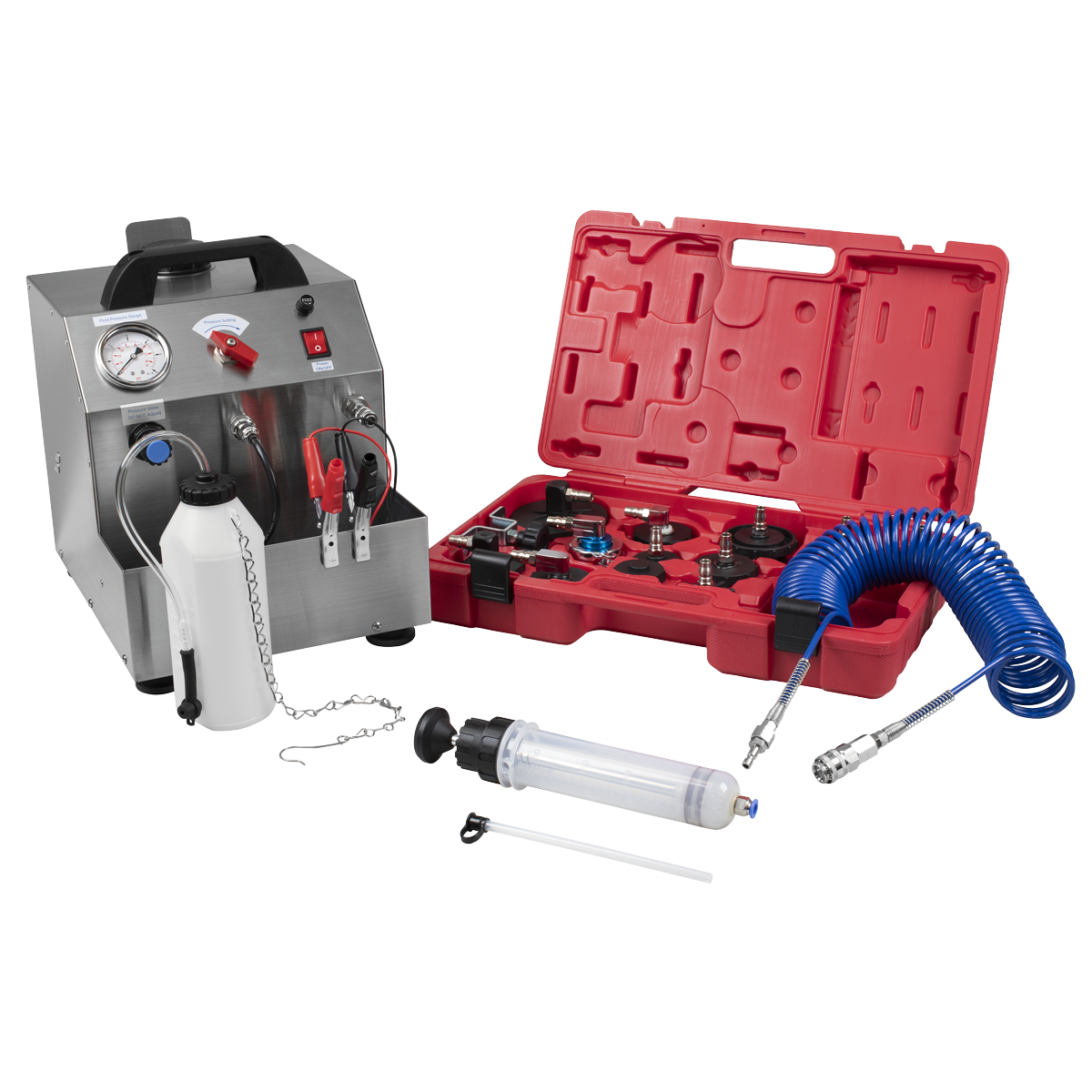 Sealey VS0207 Brake & Clutch Pressure Bleeder Kit 12V