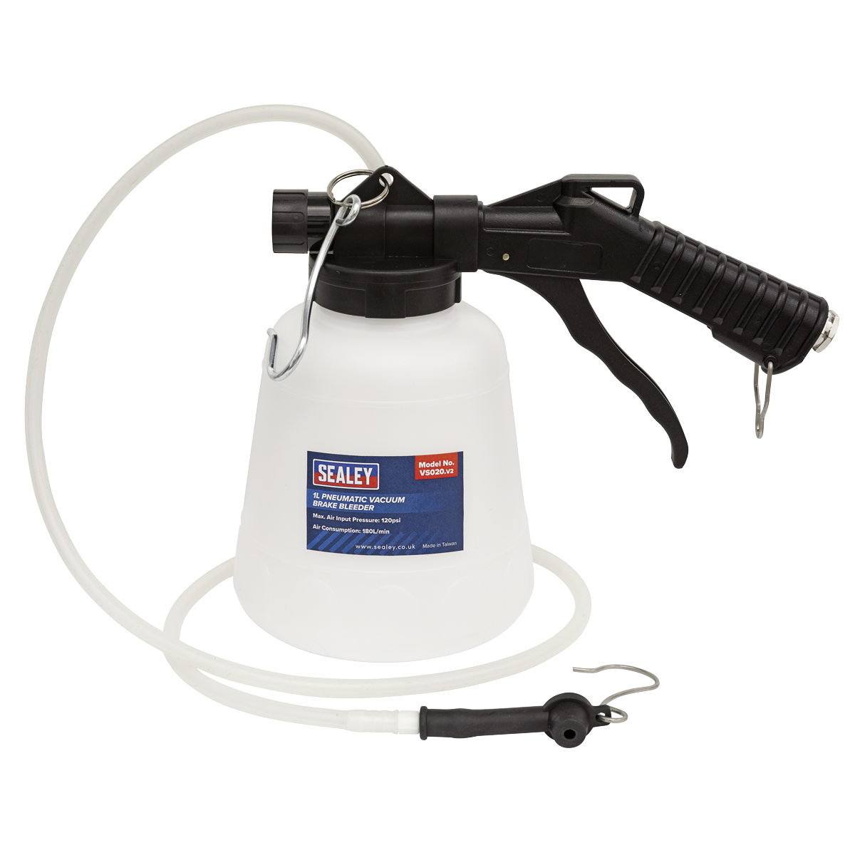 Sealey VS020 Brake & Clutch Bleeder Vacuum Type 1L
