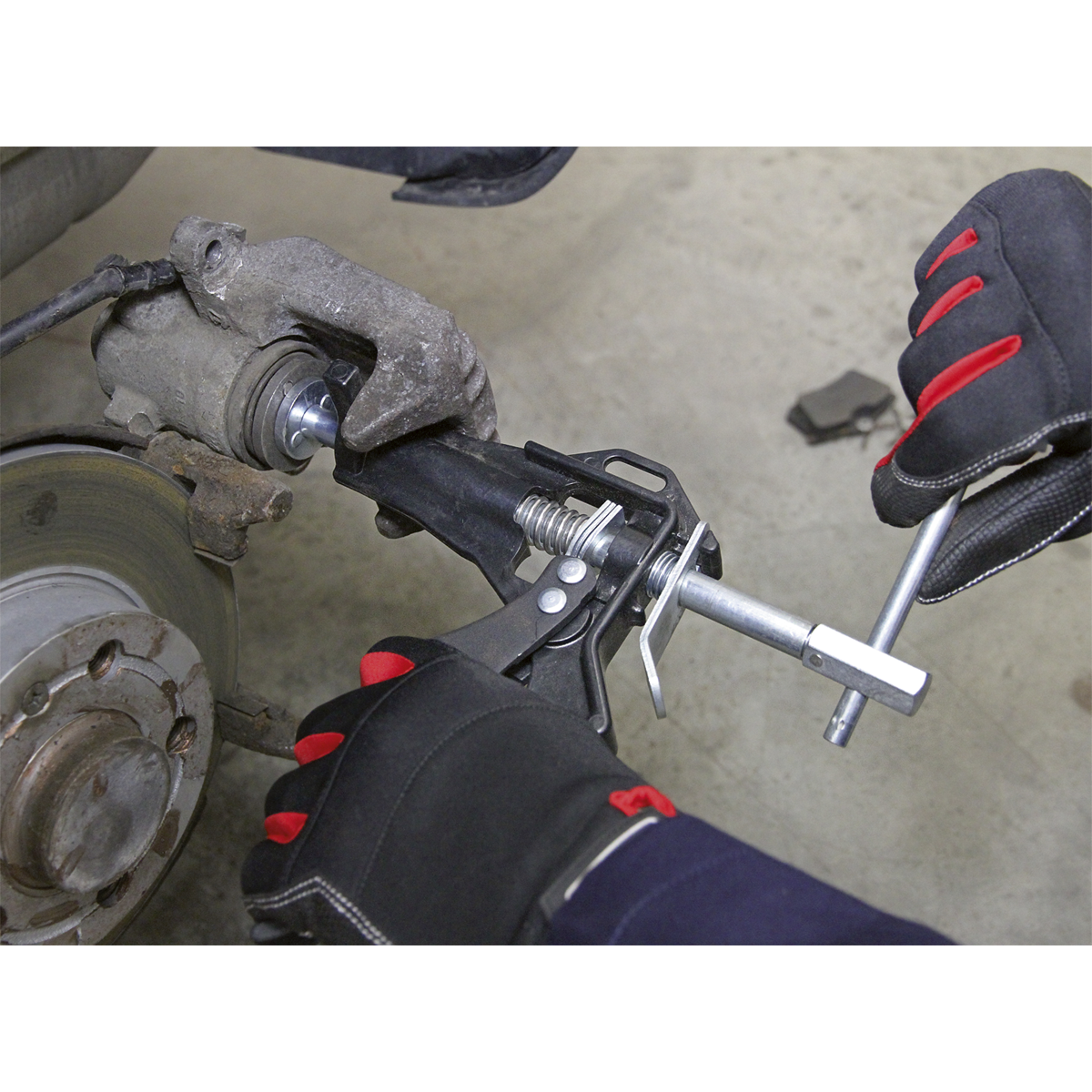Sealey VS0211 Brake Piston Wind-Back Tool Kit 5pc