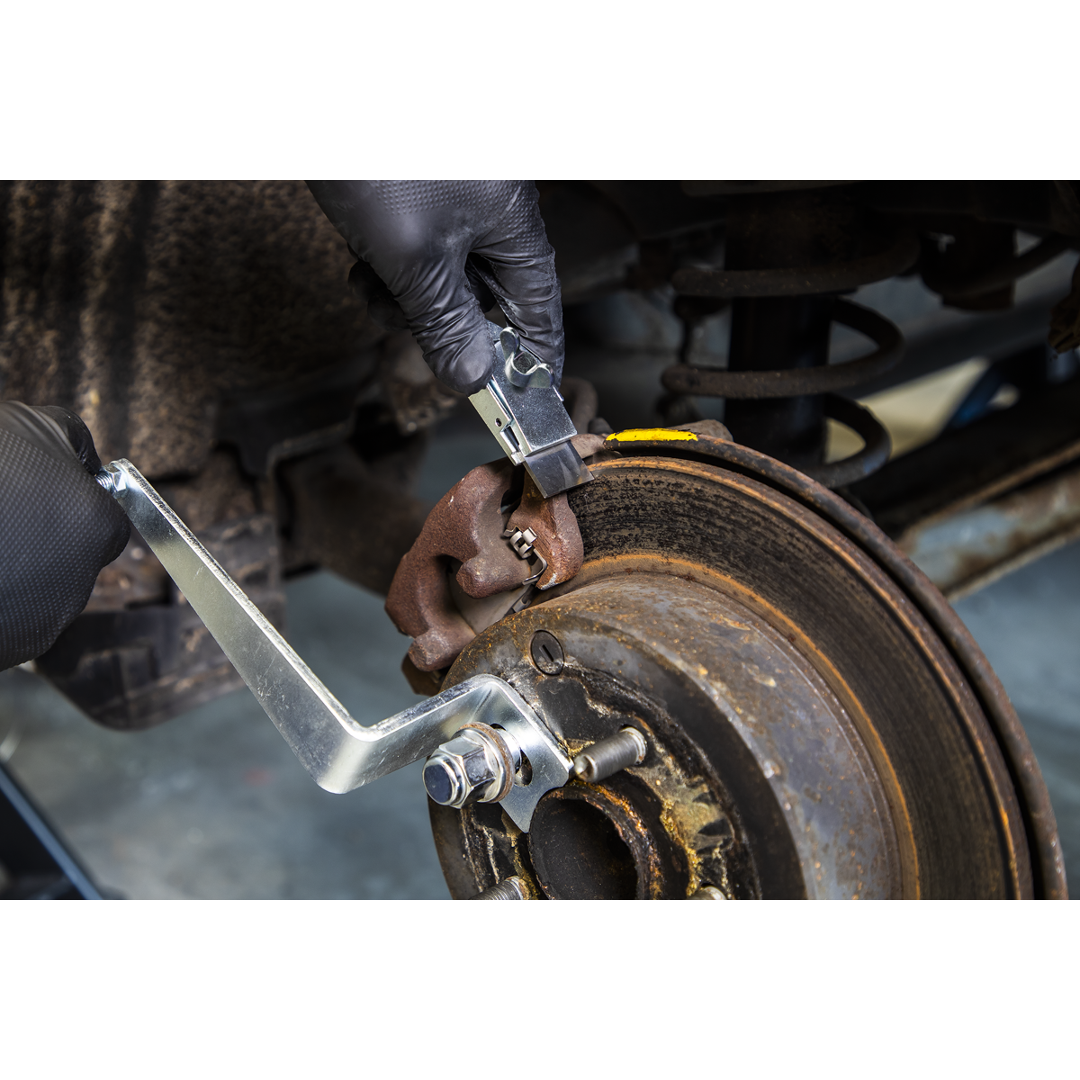 Sealey VS0216 Brake Disc Lip Remover Set