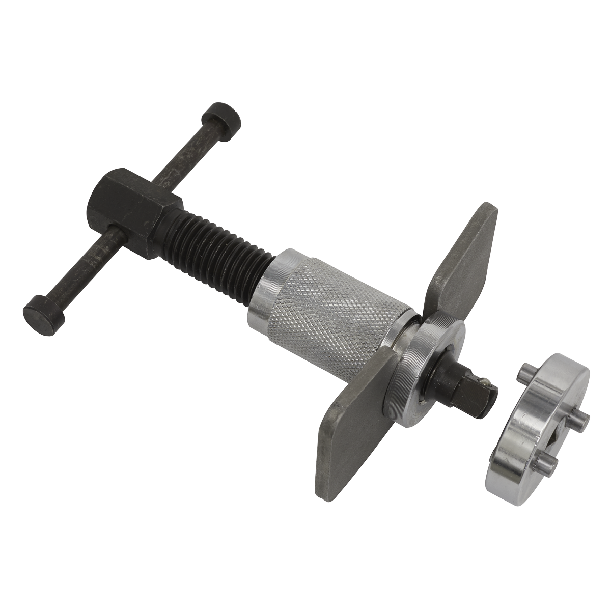 Sealey VS0247 Left-Handed Brake Piston Wind-Back Tool with Double Adaptor