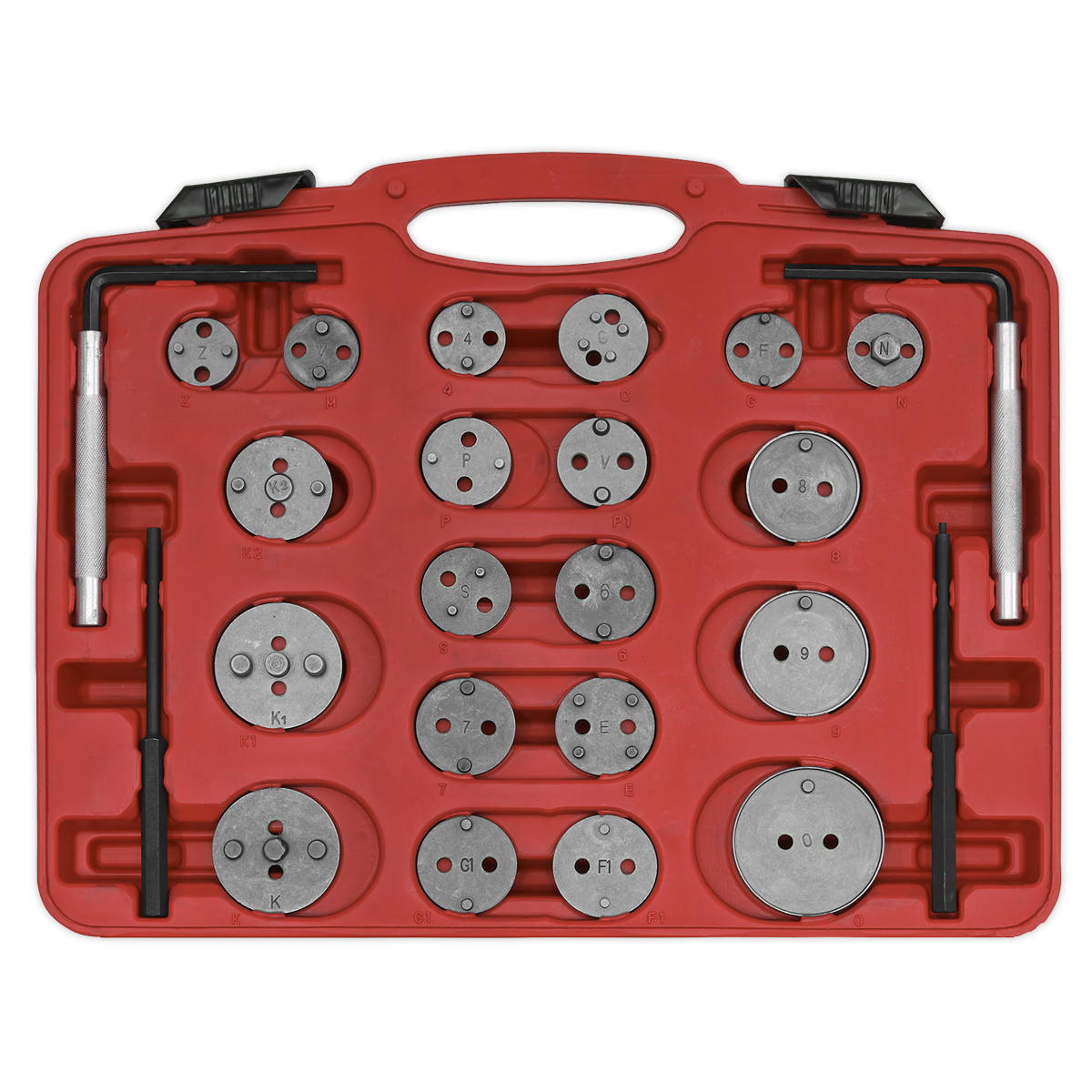 Sealey VS0287 Brake Piston Wind-Back Tool Kit 50pc