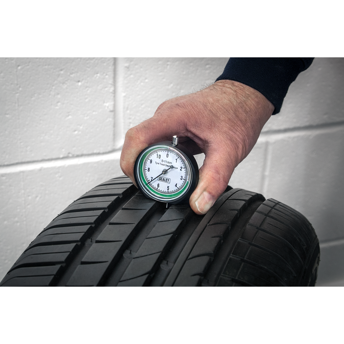 Sealey VS0568 Pocket Type Tyre Tread Depth Dial Gauge