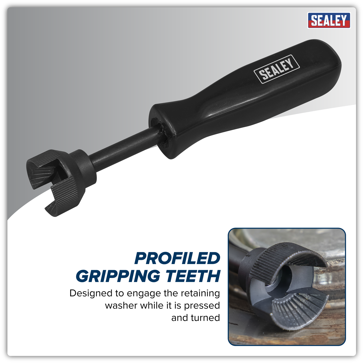 Sealey VS080 Brake Spring Washer Tool 16-22mm