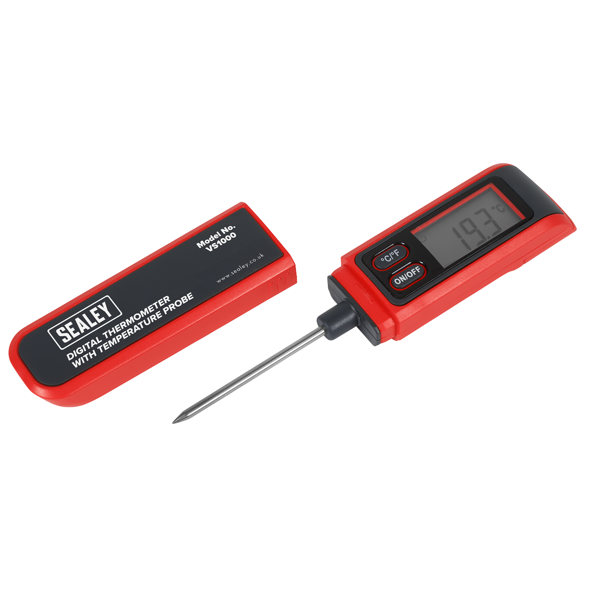 Sealey VS1000 Digital Thermometer with Temperature Probe