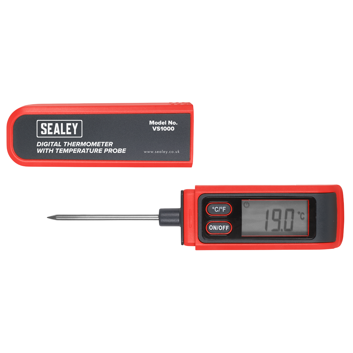 Sealey VS1000 Digital Thermometer with Temperature Probe