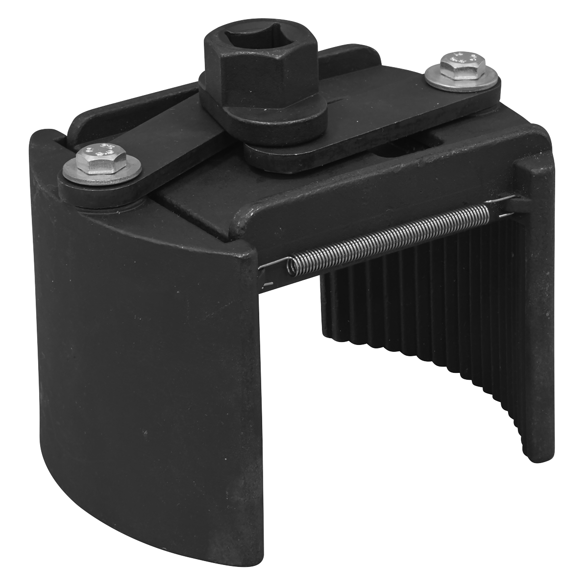 Sealey VS1040 Adjustable Oil Filter Wrench 1/2"Sq Drive 100-140mm Capacity