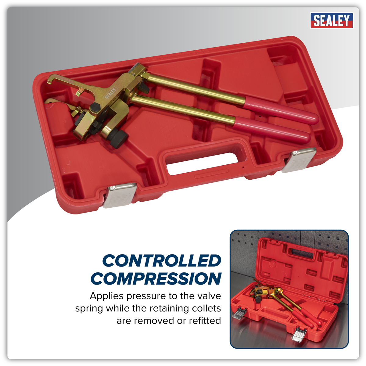 Sealey VS147 Valve Pressure Spring Compressor Removal Tool for BMW