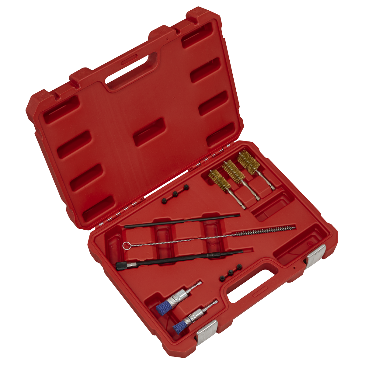 Sealey VS1900 Injector Bore Cleaning Brush Set 14pc