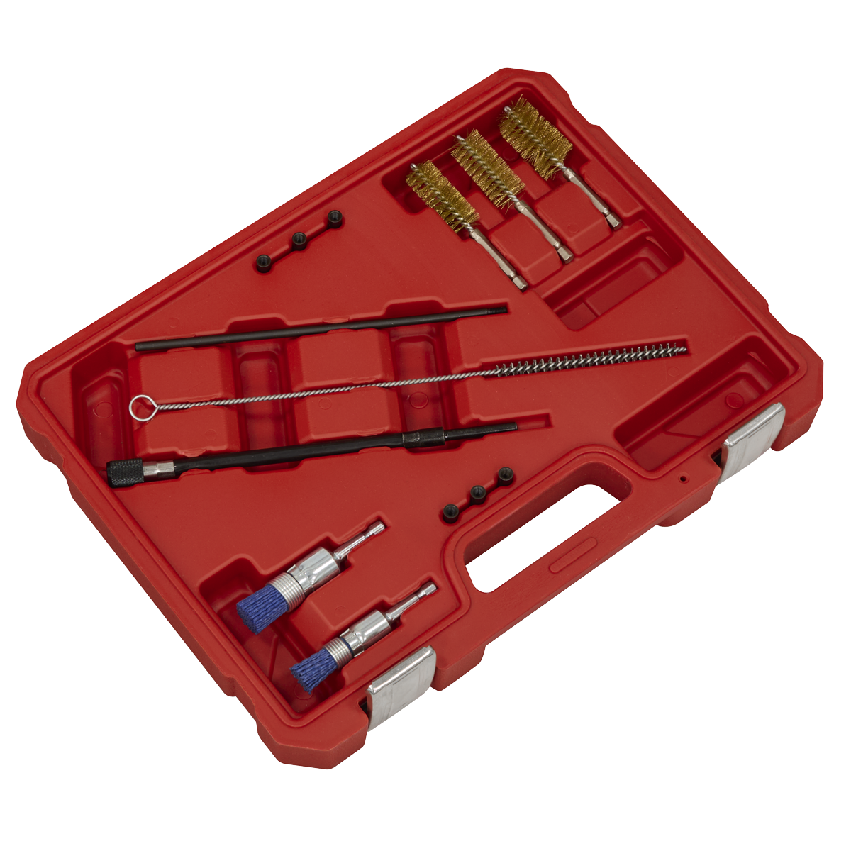 Sealey VS1900 Injector Bore Cleaning Brush Set 14pc