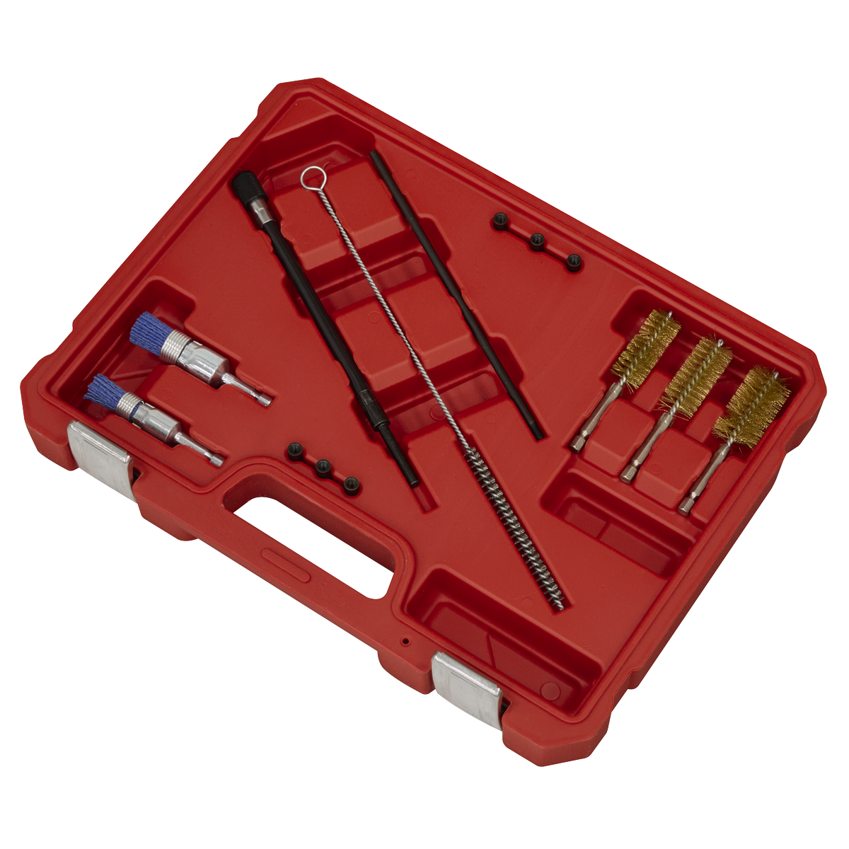 Sealey VS1900 Injector Bore Cleaning Brush Set 14pc