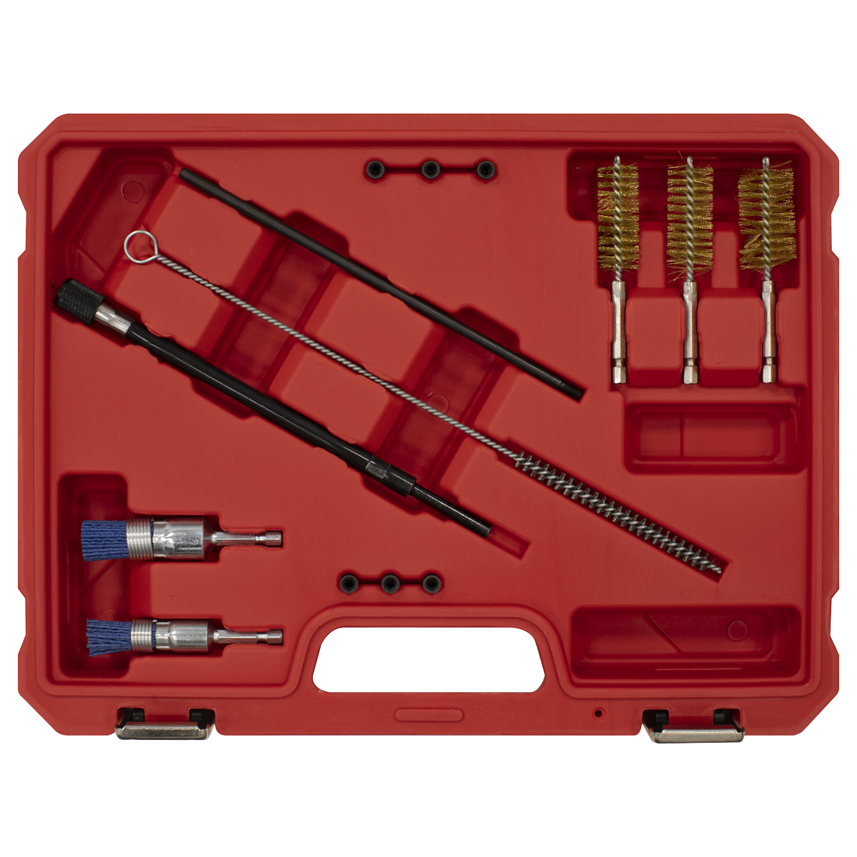 Sealey VS1900 Injector Bore Cleaning Brush Set 14pc