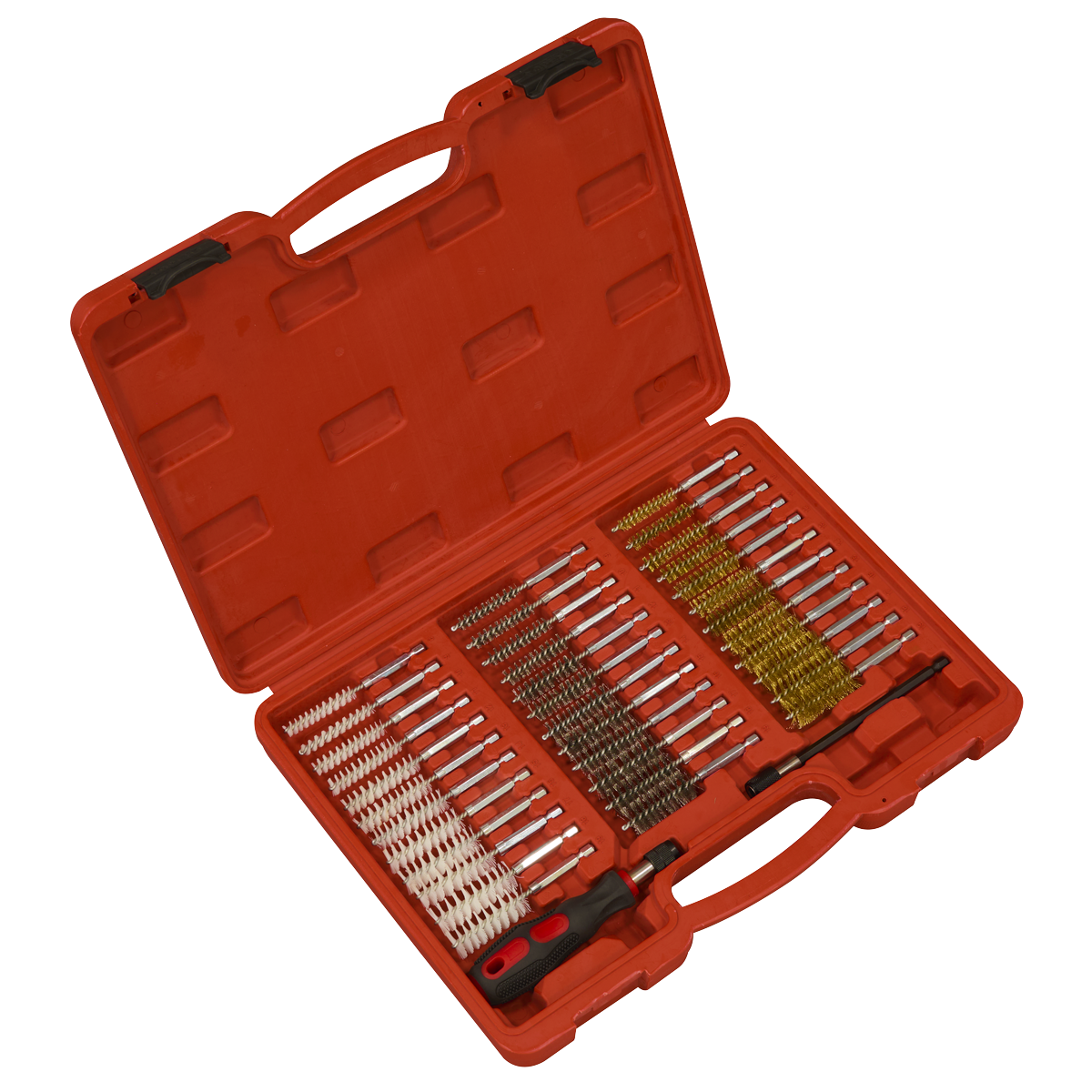 Sealey VS1910 Injector Bore Cleaning Brush Set 38pc