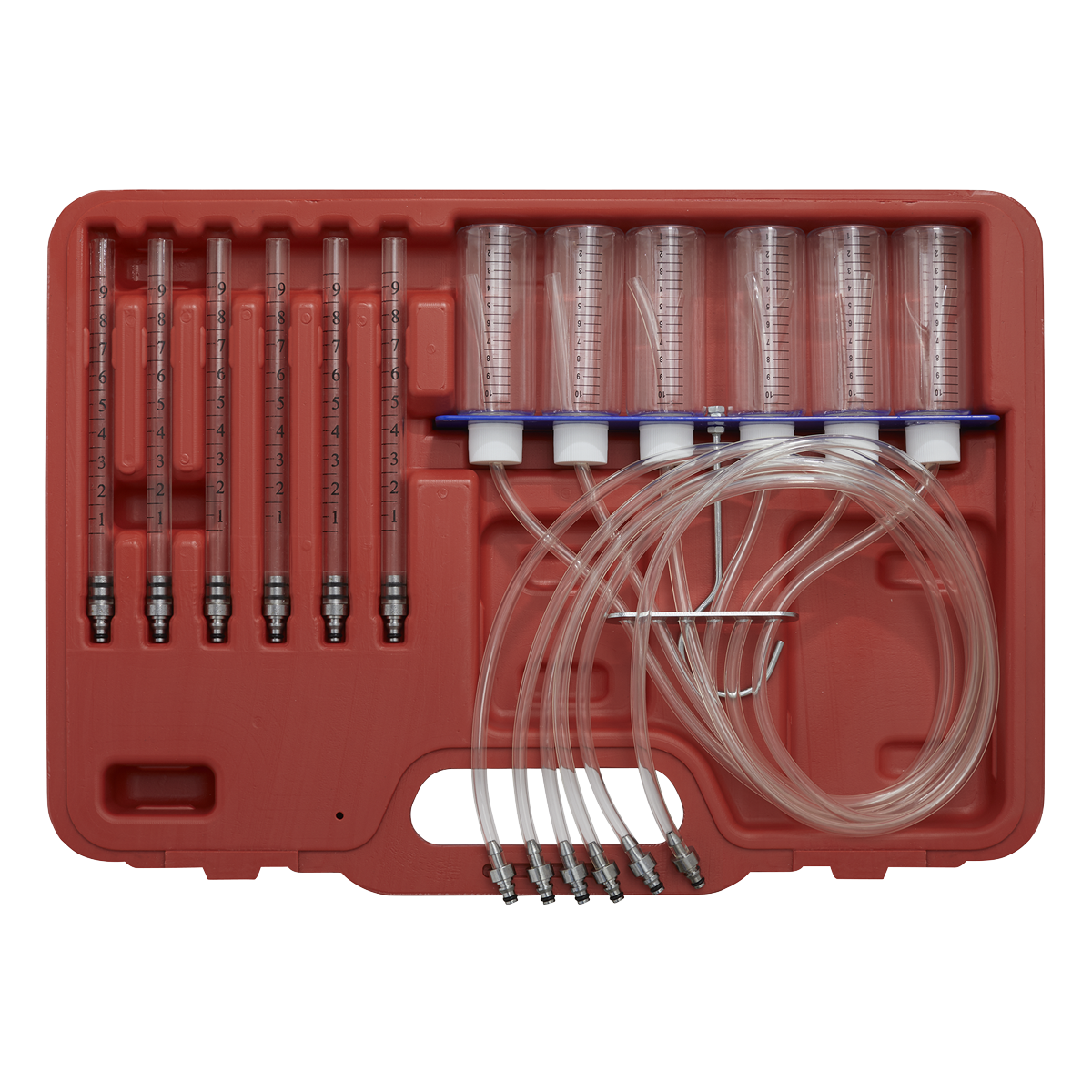 Sealey VS2046 Diesel Injector Flow Common Rail Test Kit