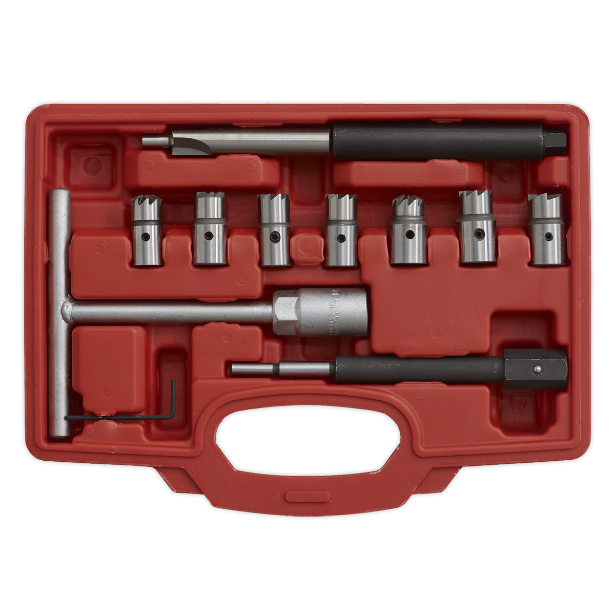 Sealey VS2055 Diesel Injector Seat Cleaner Set 10pc