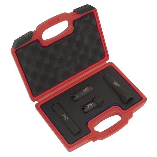 Sealey VS2061 Diesel Injector Socket Set for Commercial Vehicles 4pc