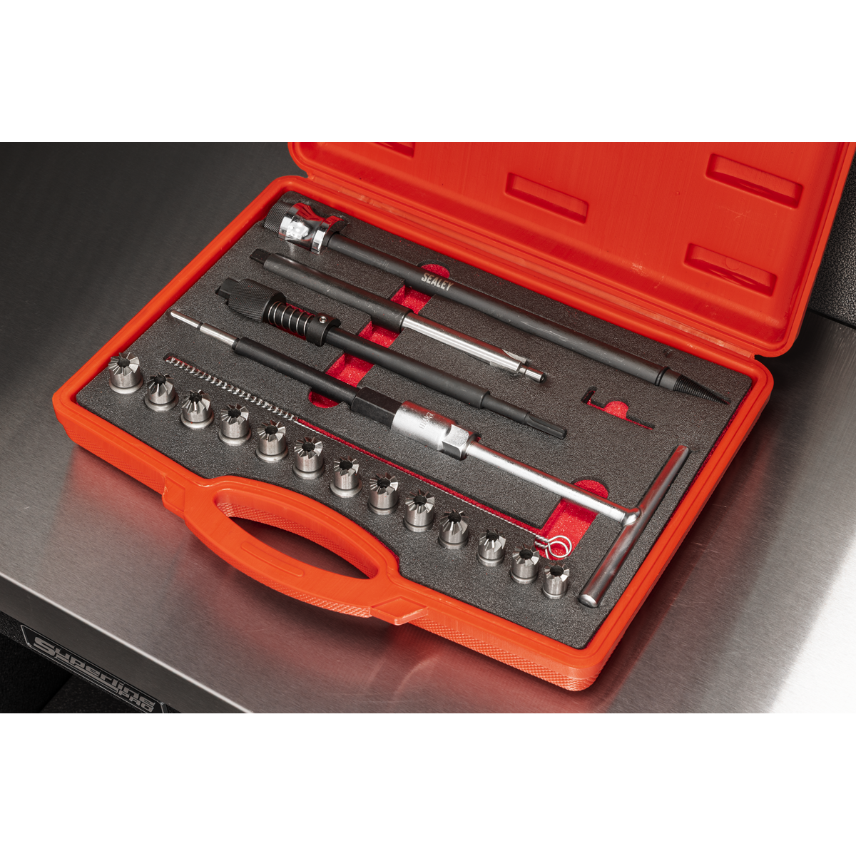 Sealey VS2070 Diesel Injector Seat Cutter Set 21pc