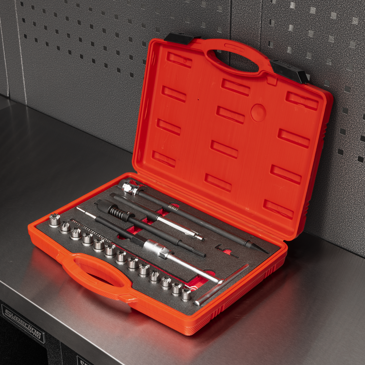 Sealey VS2070 Diesel Injector Seat Cutter Set 21pc