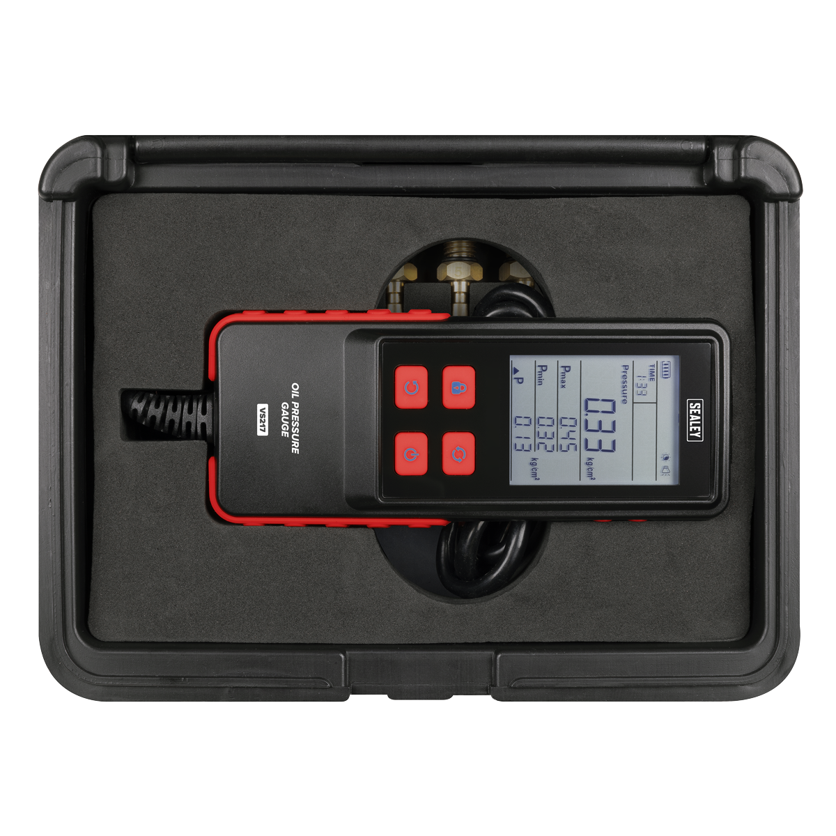 Sealey VS217 Digital Oil Pressure Test Kit 18pc