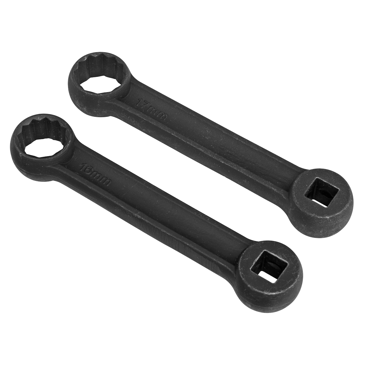 Sealey VS3005 Engine Mount Spanner for Mercedes 16 & 17mm 2pc