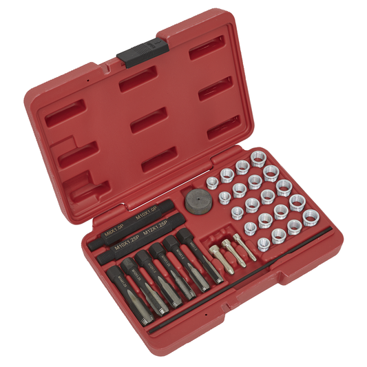 Sealey VS311 Glow Plug Thread Repair Set 33pc