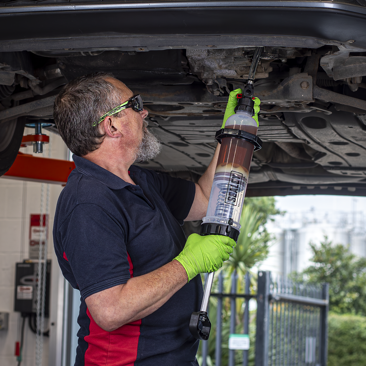 Sealey VS406 Spring Loaded Oil Refill Syringe 1.1L