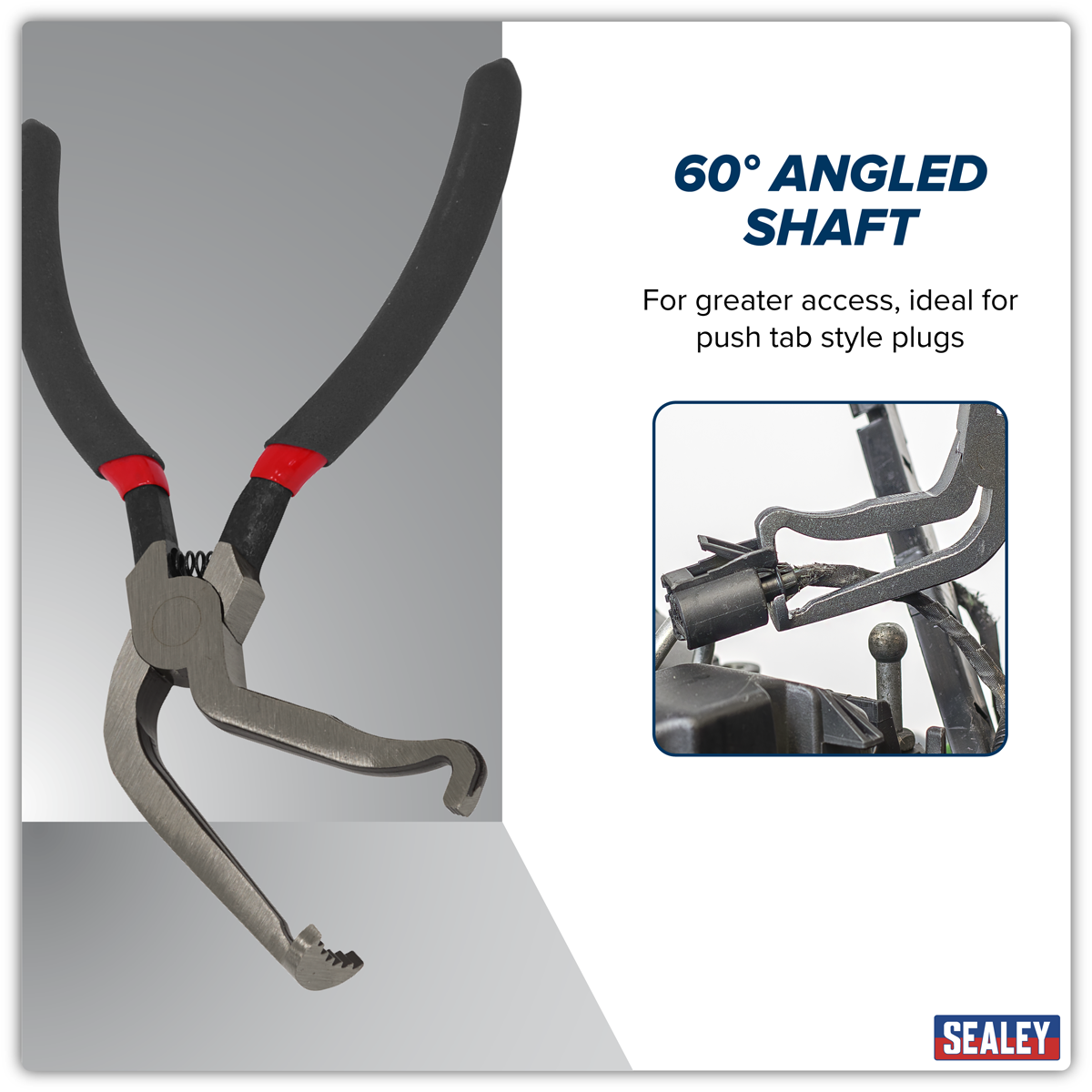 Sealey VS416A Electrical Disconnect Pliers - 60° Angled