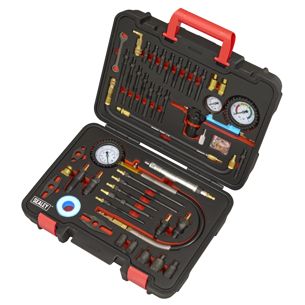 Sealey VS567 Diesel/Petrol Master Compression & Leakage Test Kit 46pc
