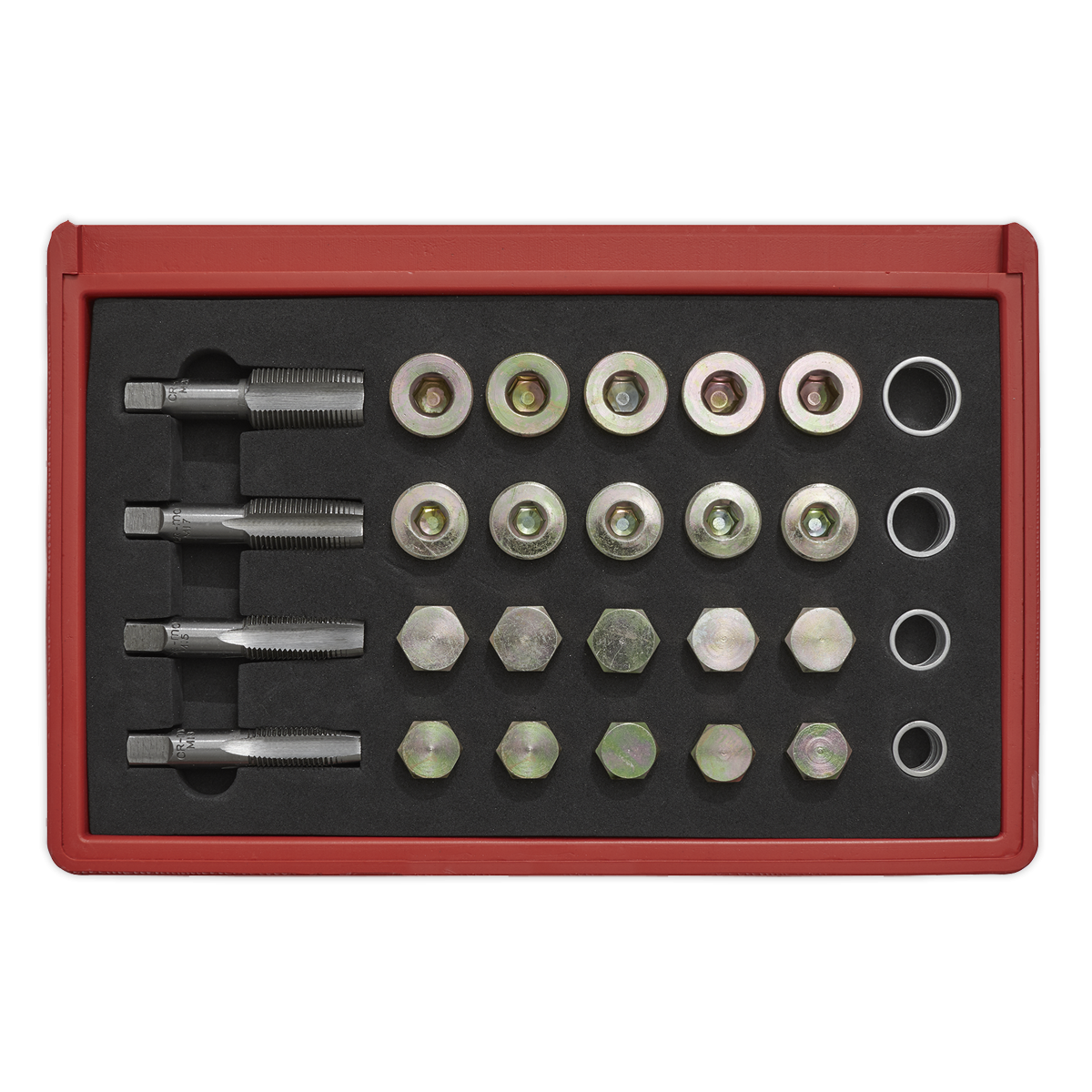 Sealey VS660 Drain Plug Thread Repair Set