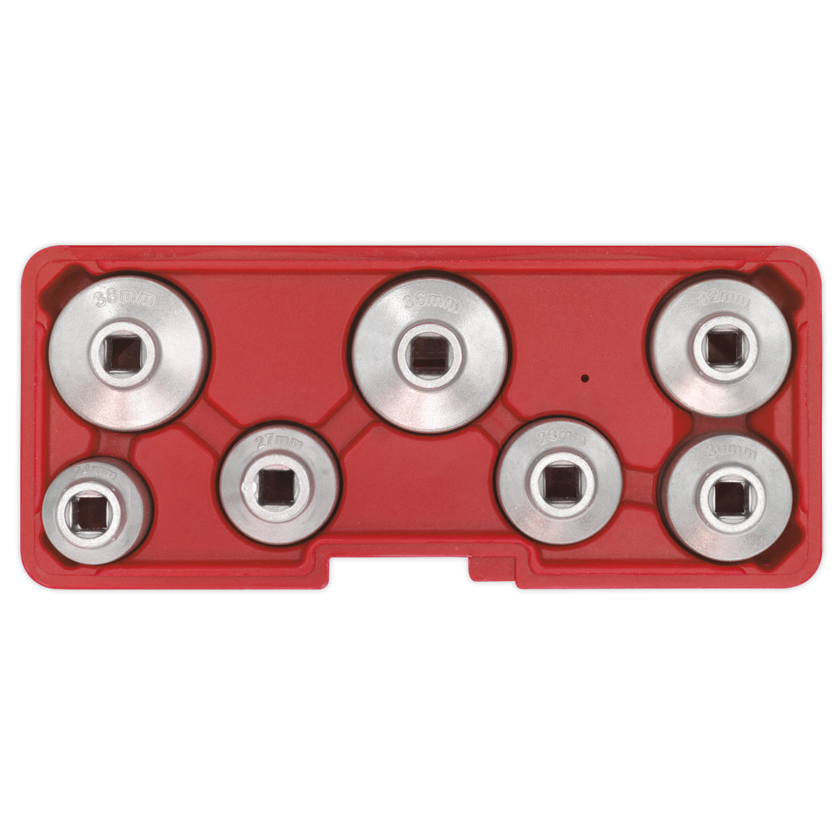 Sealey VS7008 Oil Filter Cap Wrench Set 7pc