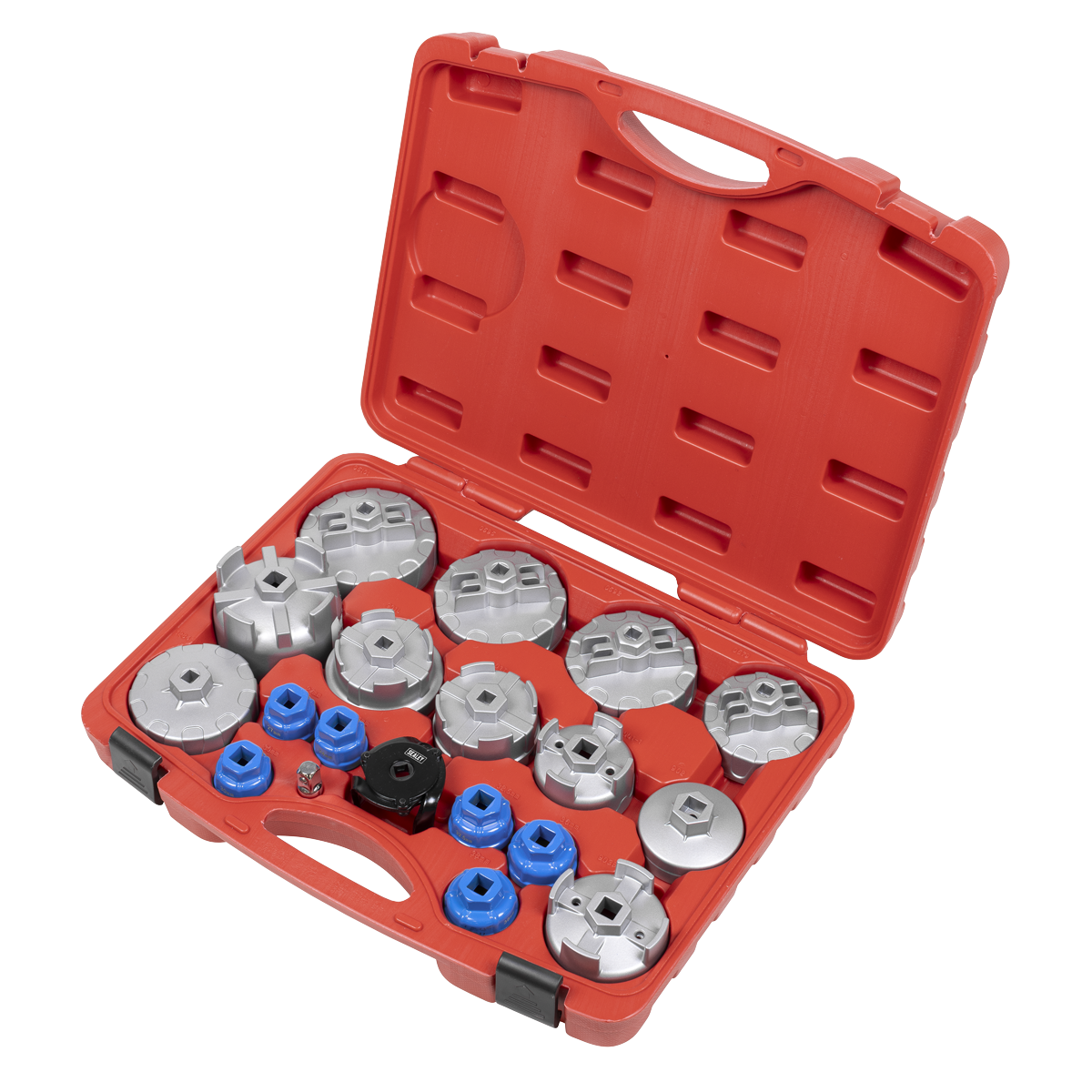 Sealey VS7013 Oil Filter Cap Wrench Set 19pc