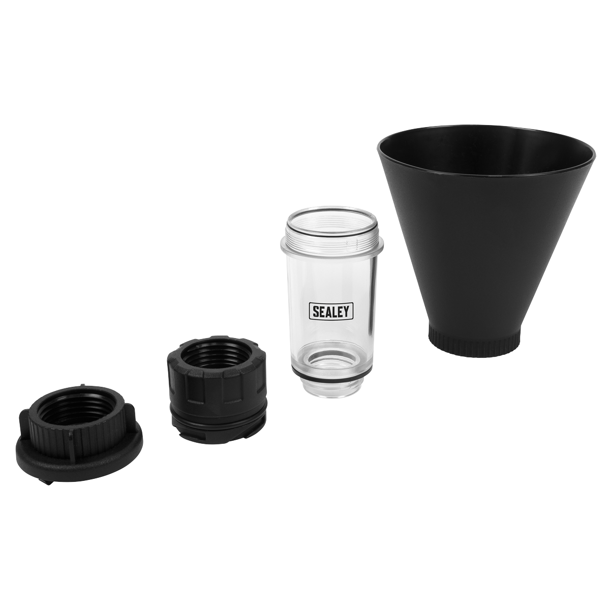Sealey VS7106 Engine Oil Funnel Set 4pc - BMW/Mercedes-Benz
