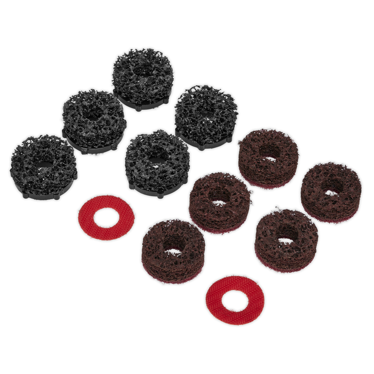 Sealey VS8002A Stud Hub Cleaner Pads for VS8002 - Pack of 12