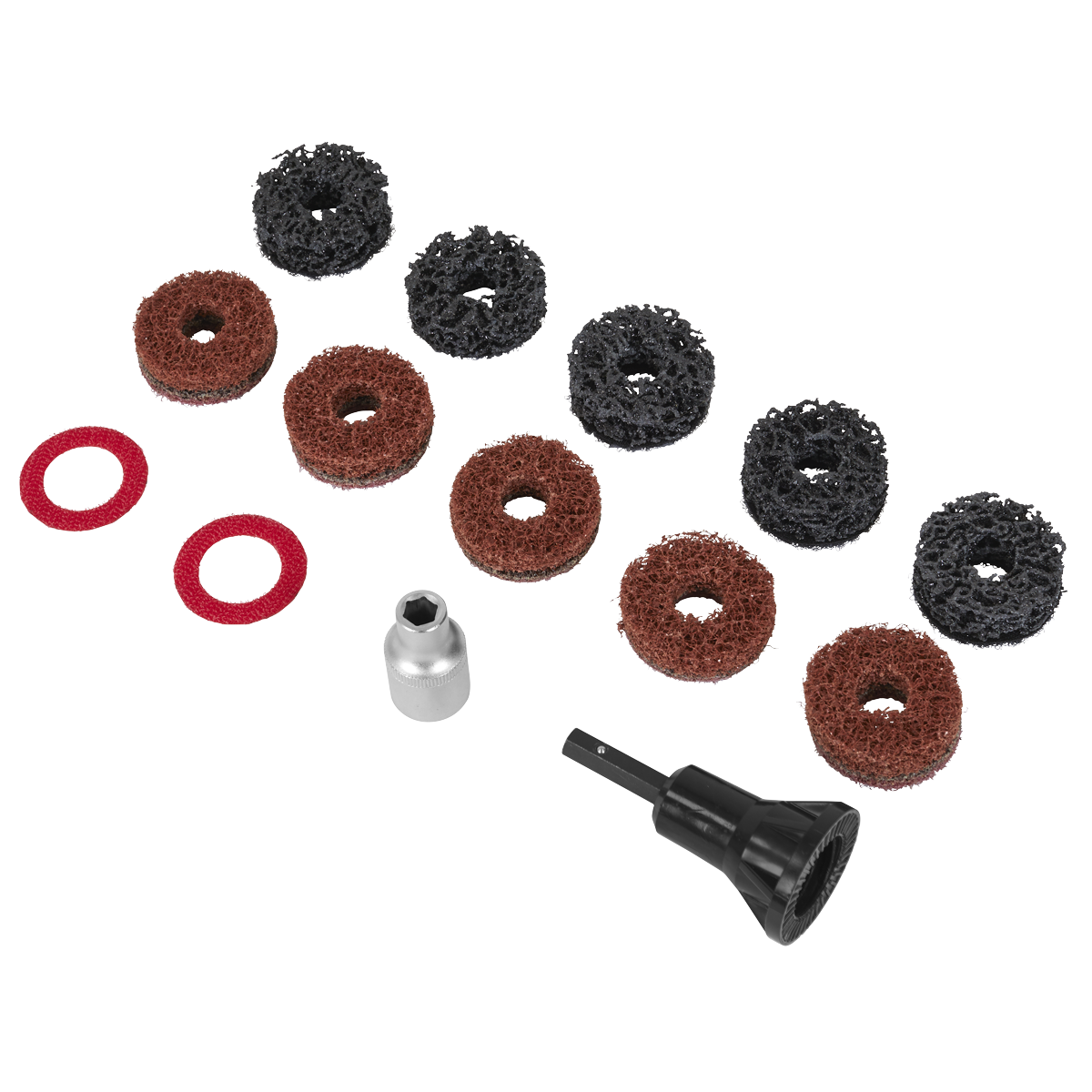 Sealey VS8002 Stud Hub Cleaner 14pc