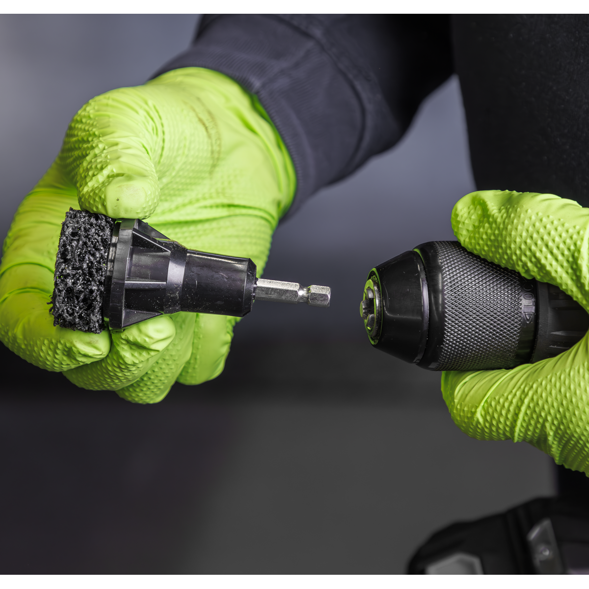 Sealey VS8005 Stud Hub Cleaner Set 6pc