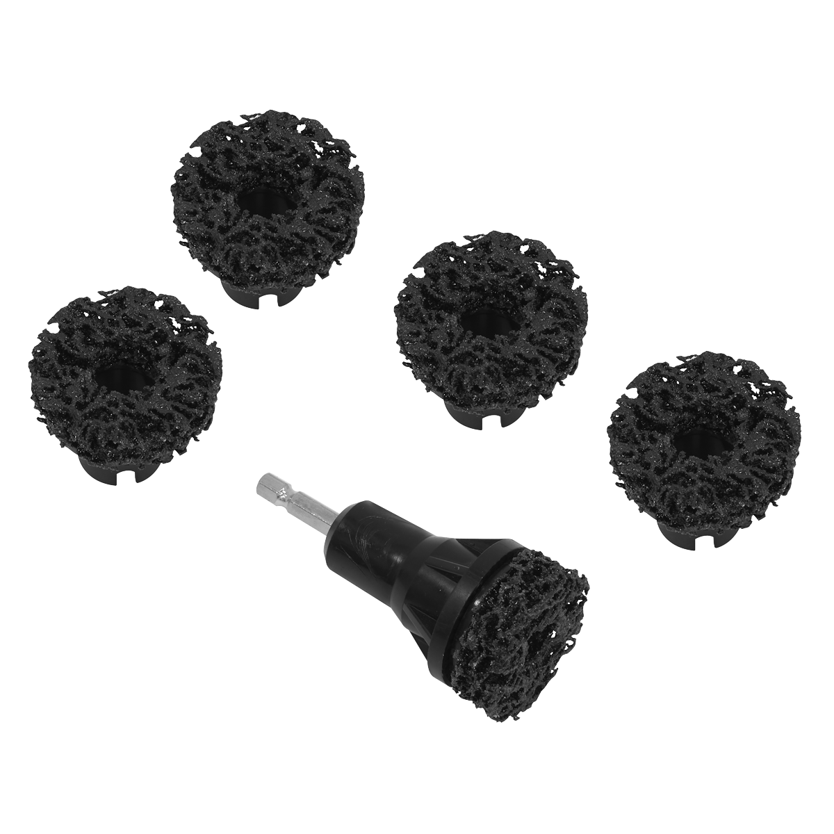 Sealey VS8005 Stud Hub Cleaner Set 6pc