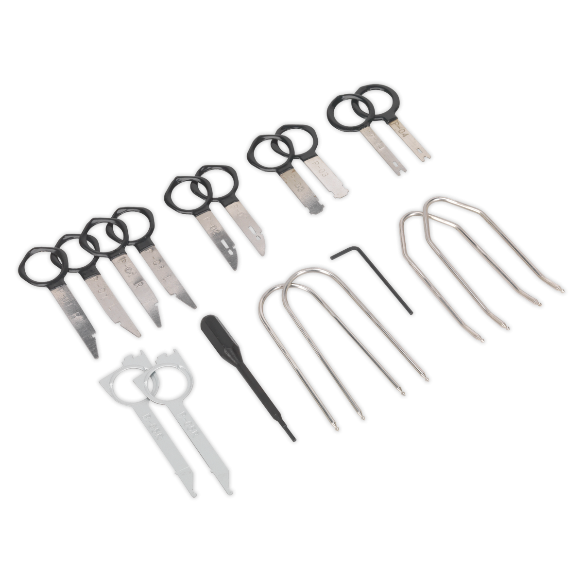 Sealey VS8041 Radio Release Tool Set 18pc