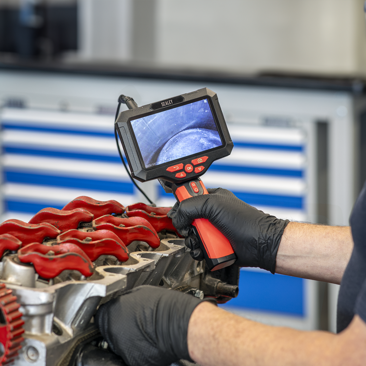 Sealey VS8117 Video Borescope 3.9mm Camera & 5" Screen